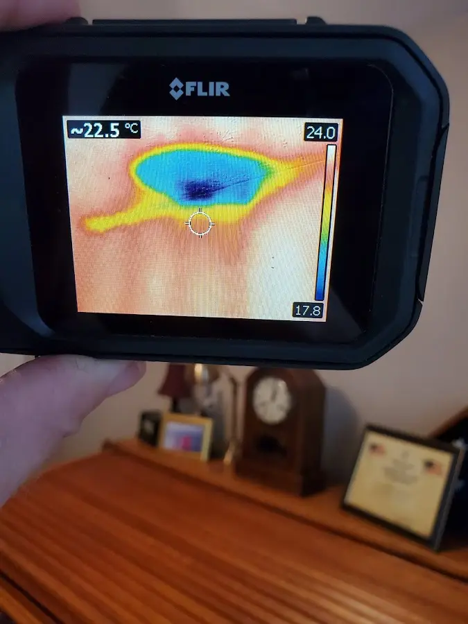 Thermal imaging inspection for water damage in North Hanover